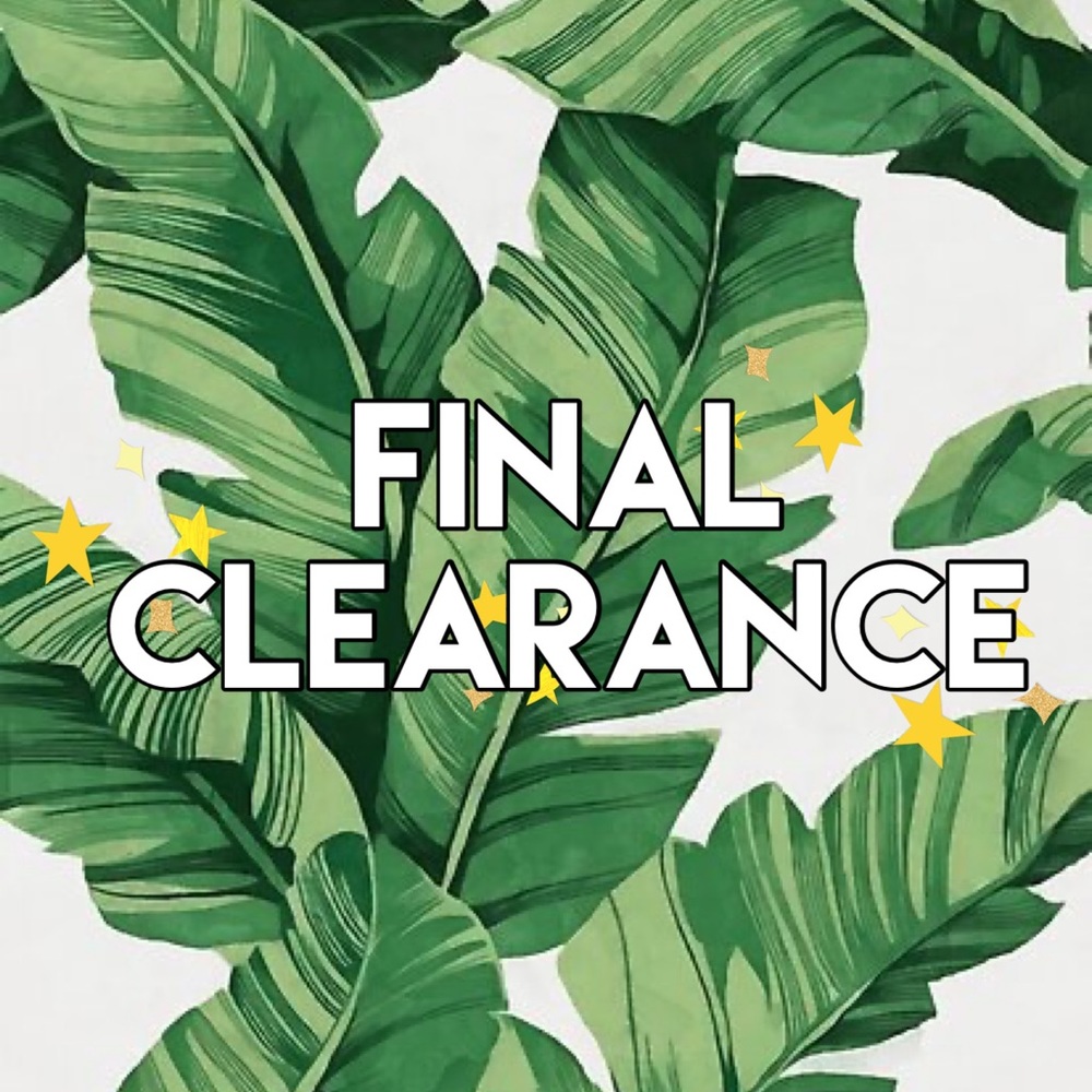 FINAL SALE - LAST CHANCE 🤍
